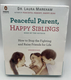 Peaceful Parent Happy Siblings Audiobook CD Laura Markham Sealed Unabridged